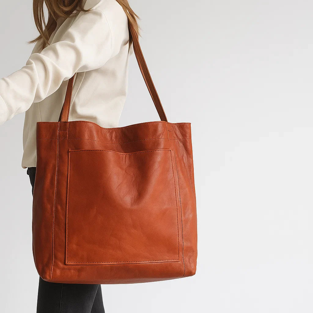 De Leren Totebag die Altijd Meekan