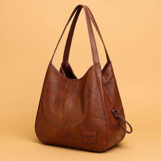Handtas Dames | Ruime Schoudertas | Vintage | Lederlook