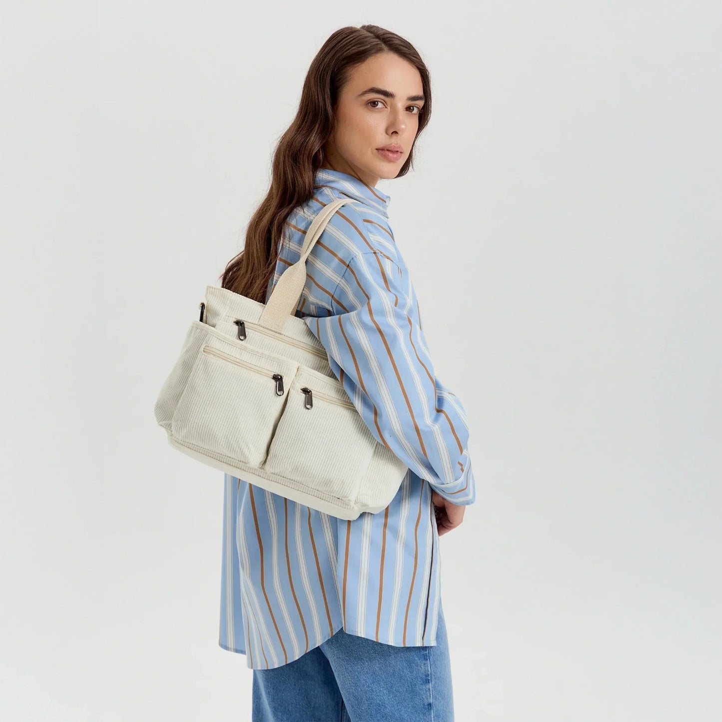 Crossbody Tas Dames | Corduroy | Ruim & Praktisch Design