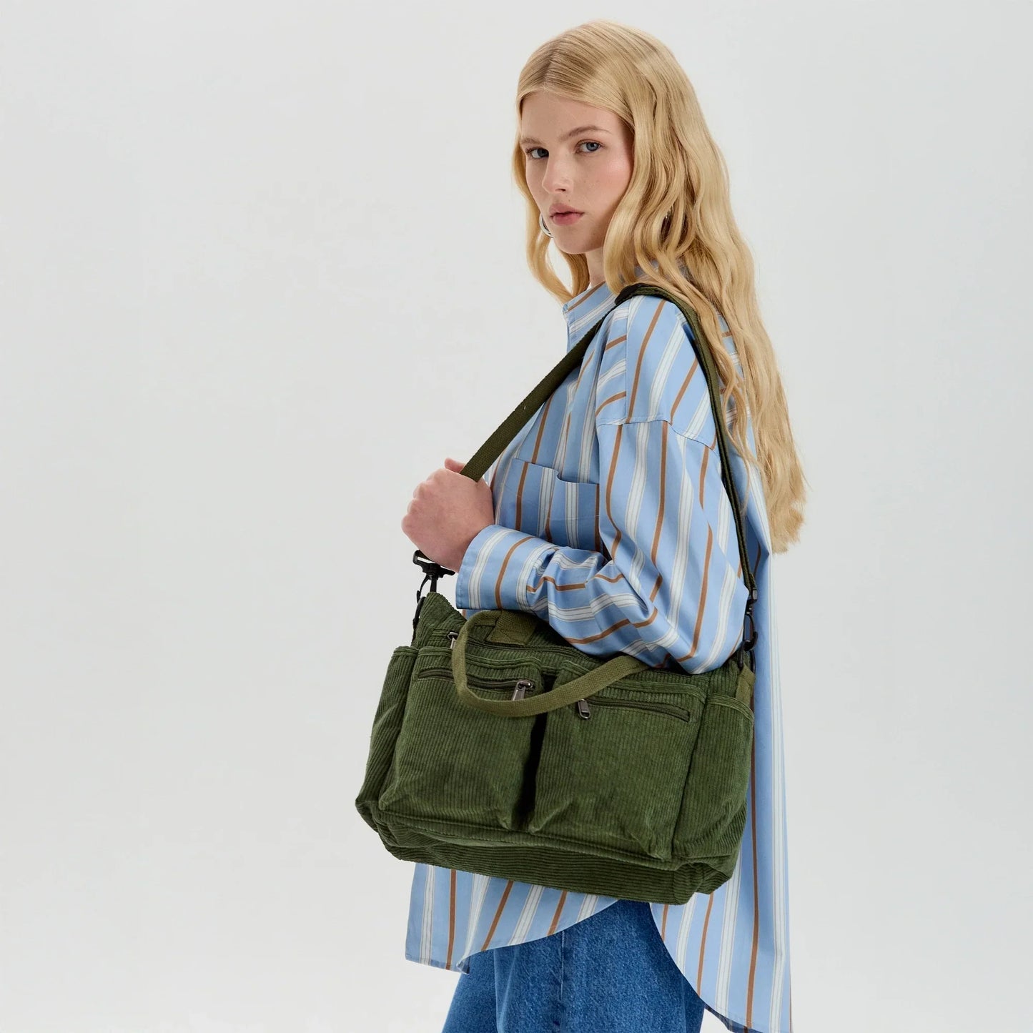 Crossbody Tas Dames | Corduroy | Ruim & Praktisch Design