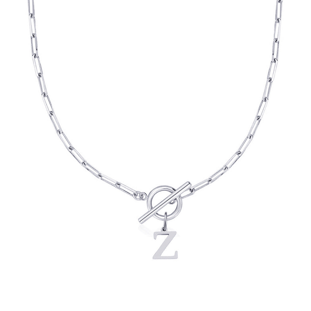 Ketting | Initial Letter | Paperclip Chain | Goud | Trendy