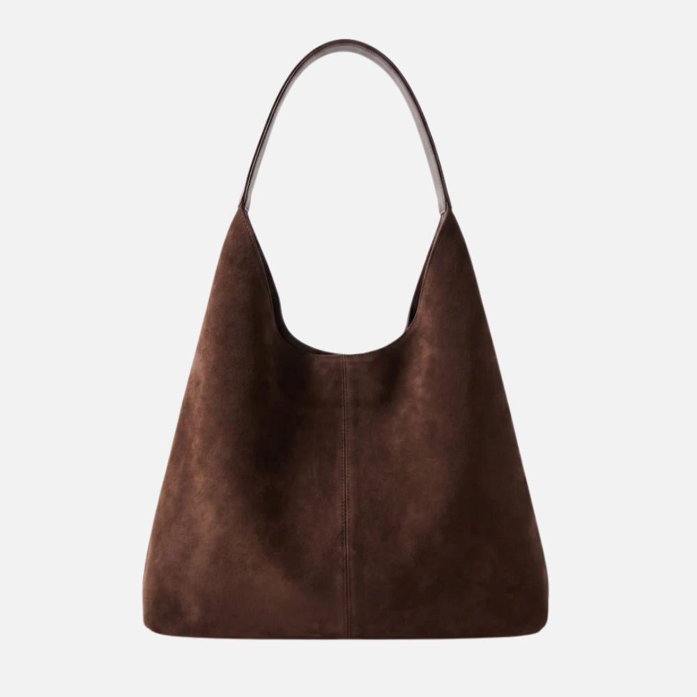 Luxe Shopper Tas Dames | Stijlvolle Vegan Suède Tote Bag