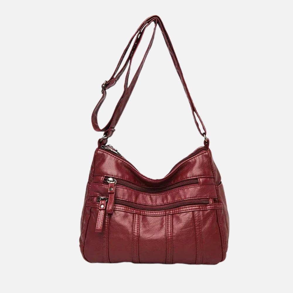 Dames crossbody tas van zacht leer – lichtgewicht en stijlvol