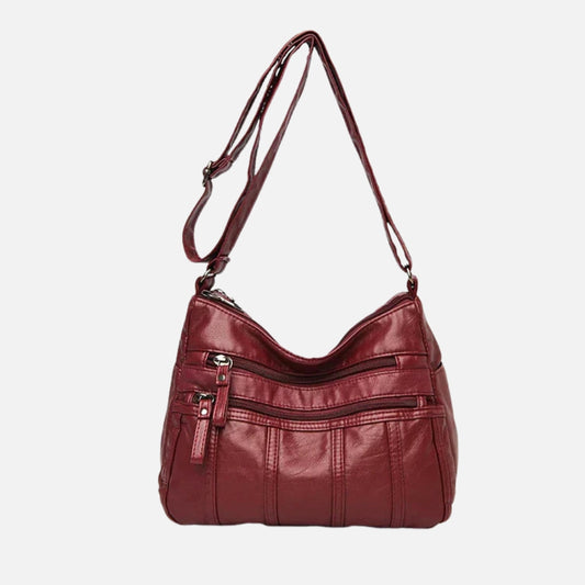 Dames crossbody tas van zacht leer – lichtgewicht en stijlvol