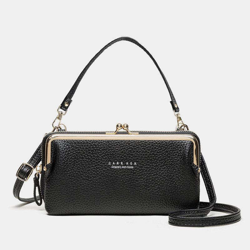 Trendy Crossbody Mobiele Tas – Ruim, Stijlvol en Veilig Sluitmechanisme