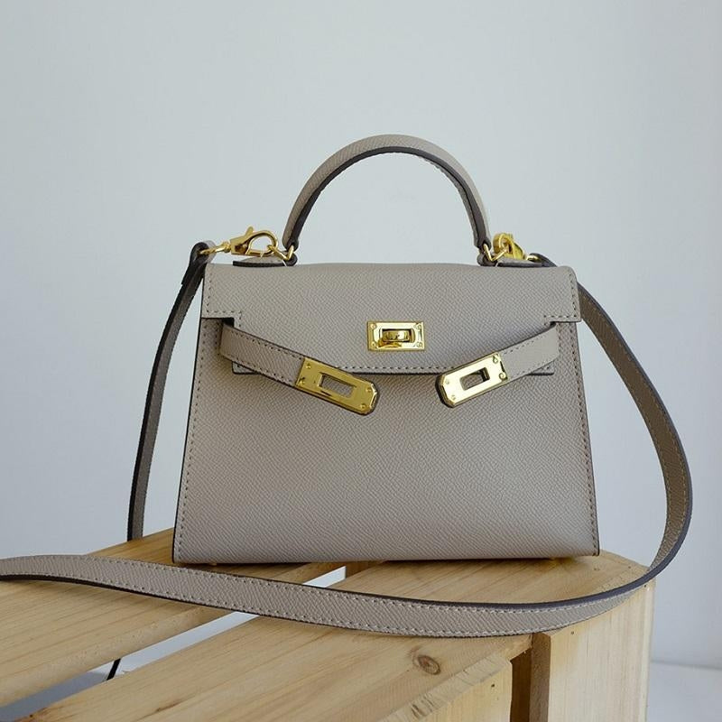 Handtas Dames | Gestructureerd | Draaisluiting | Compact