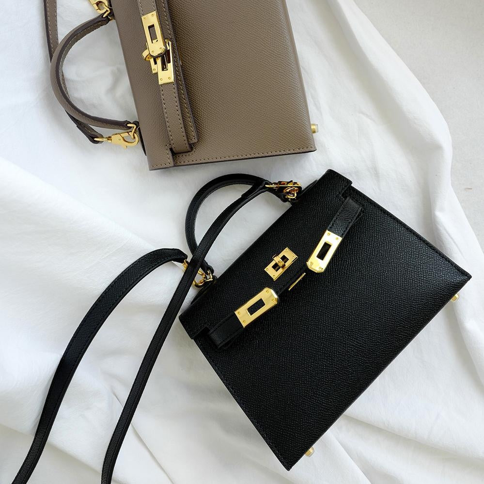 Handtas Dames | Gestructureerd | Draaisluiting | Compact