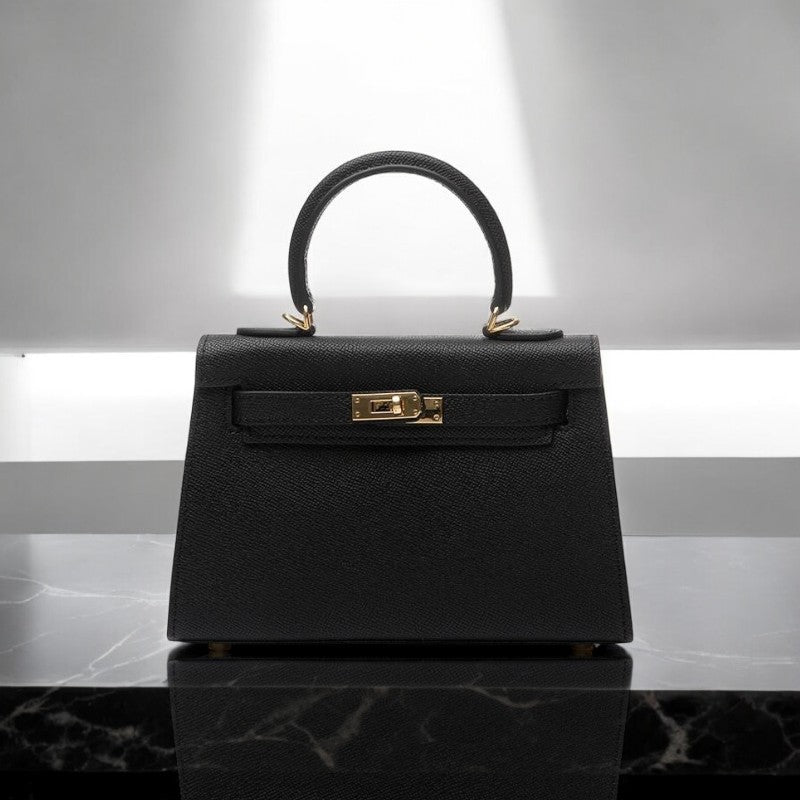 Handtas Dames | Gestructureerd | Draaisluiting | Compact