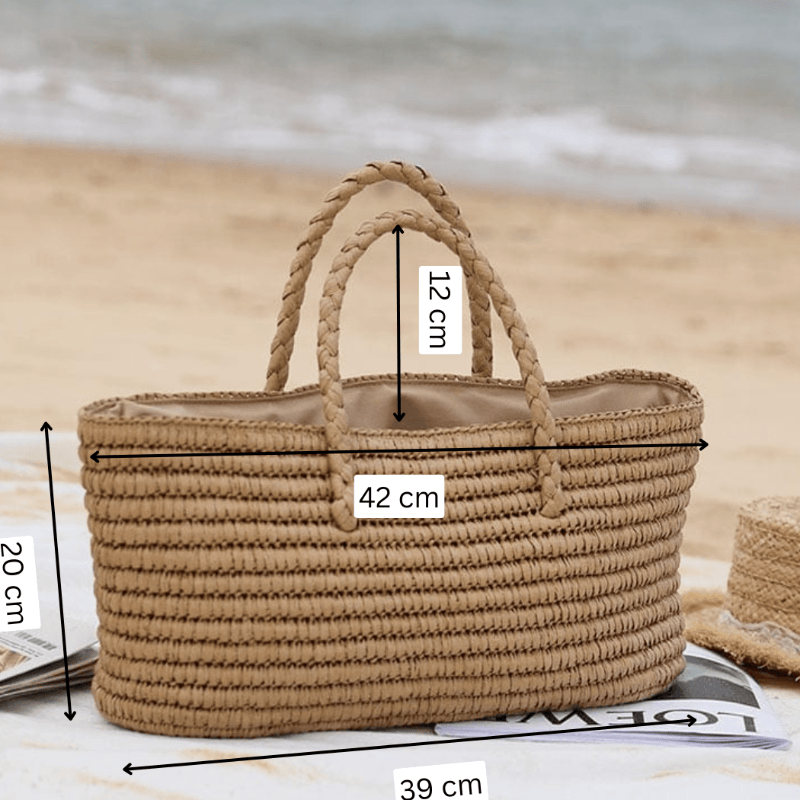 Strandtas | Gevlochten Boho Design | Grote Zomertas