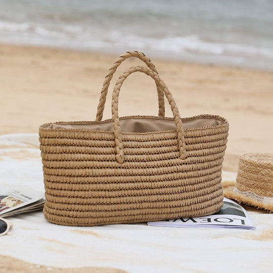 Strandtas | Gevlochten Boho Design | Grote Zomertas