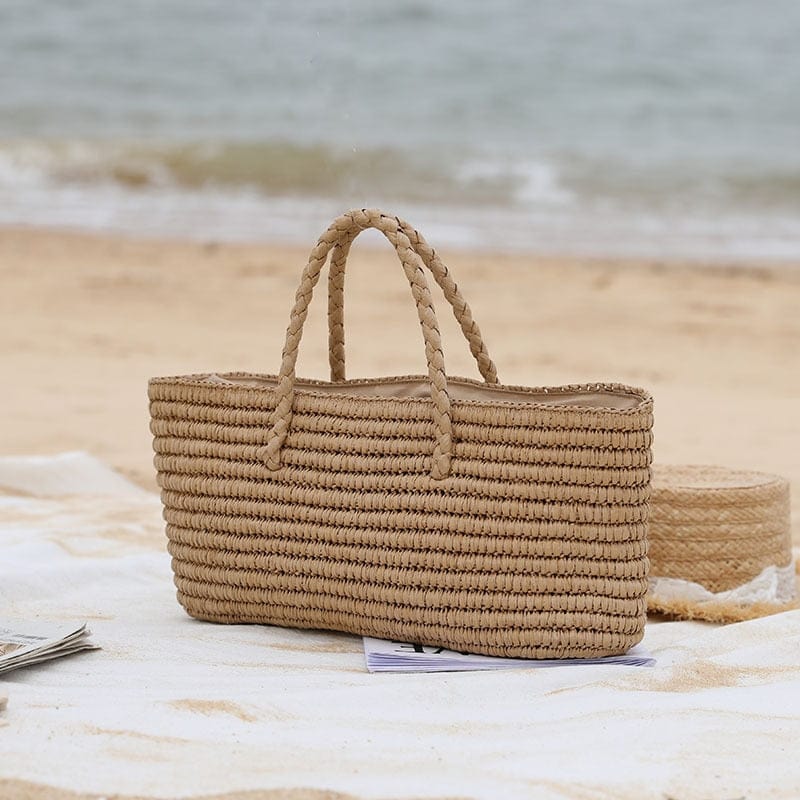 Strandtas | Gevlochten Boho Design | Grote Zomertas