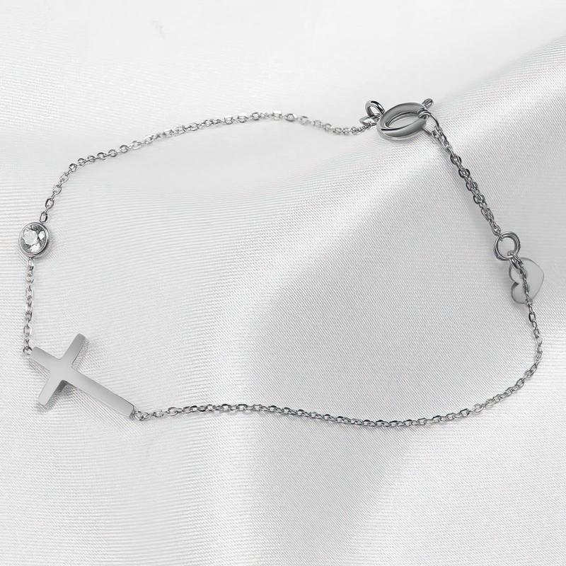 Elegante Dames Armband met Kruis – Tijdloos Design