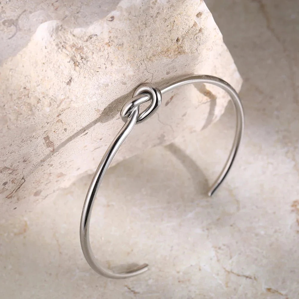 Armband | Knoop Armband | Verstelbaar | Goud/Zilver