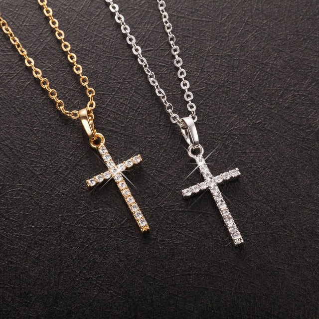 Ketting | Kruis Hanger | Goud/Zilver | Christelijk | Stijlvol