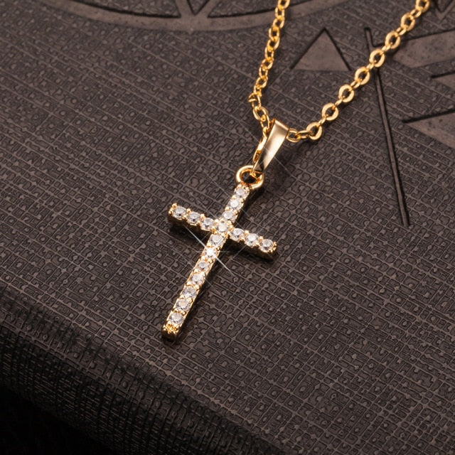 Ketting | Kruis Hanger | Goud/Zilver | Christelijk | Stijlvol