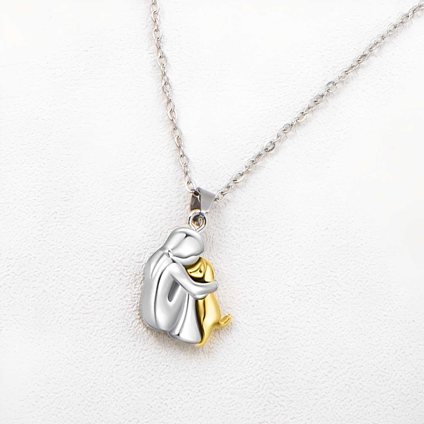 Hondenliefde Ketting – Hanger met Mens & Hond Omhelzing