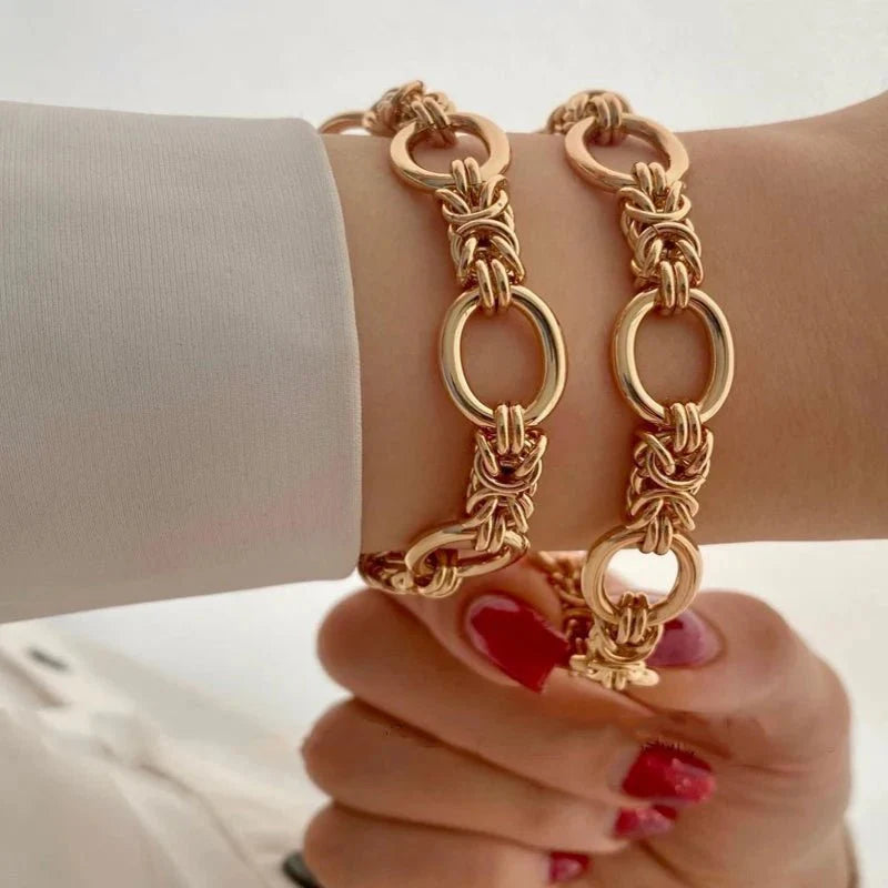 Armband | Statement Chain | Goud | Dames | Luxe