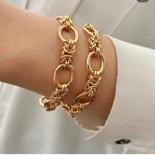 Armband | Statement Chain | Goud | Dames | Luxe