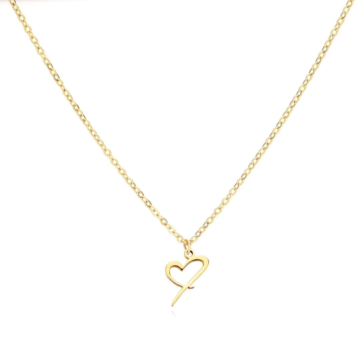 Ketting | Letter Ketting | Hart Design | Minimalistisch