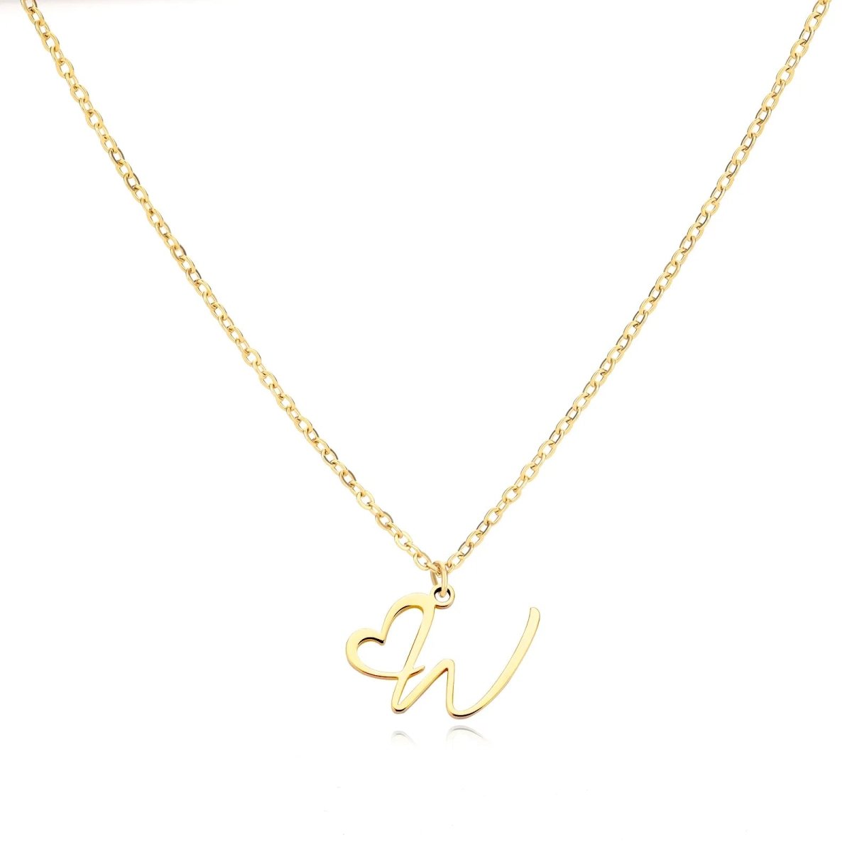 Ketting | Letter Ketting | Hart Design | Minimalistisch