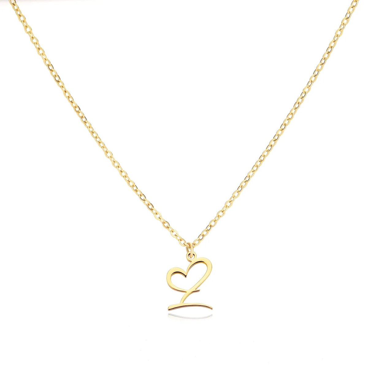 Ketting | Letter Ketting | Hart Design | Minimalistisch