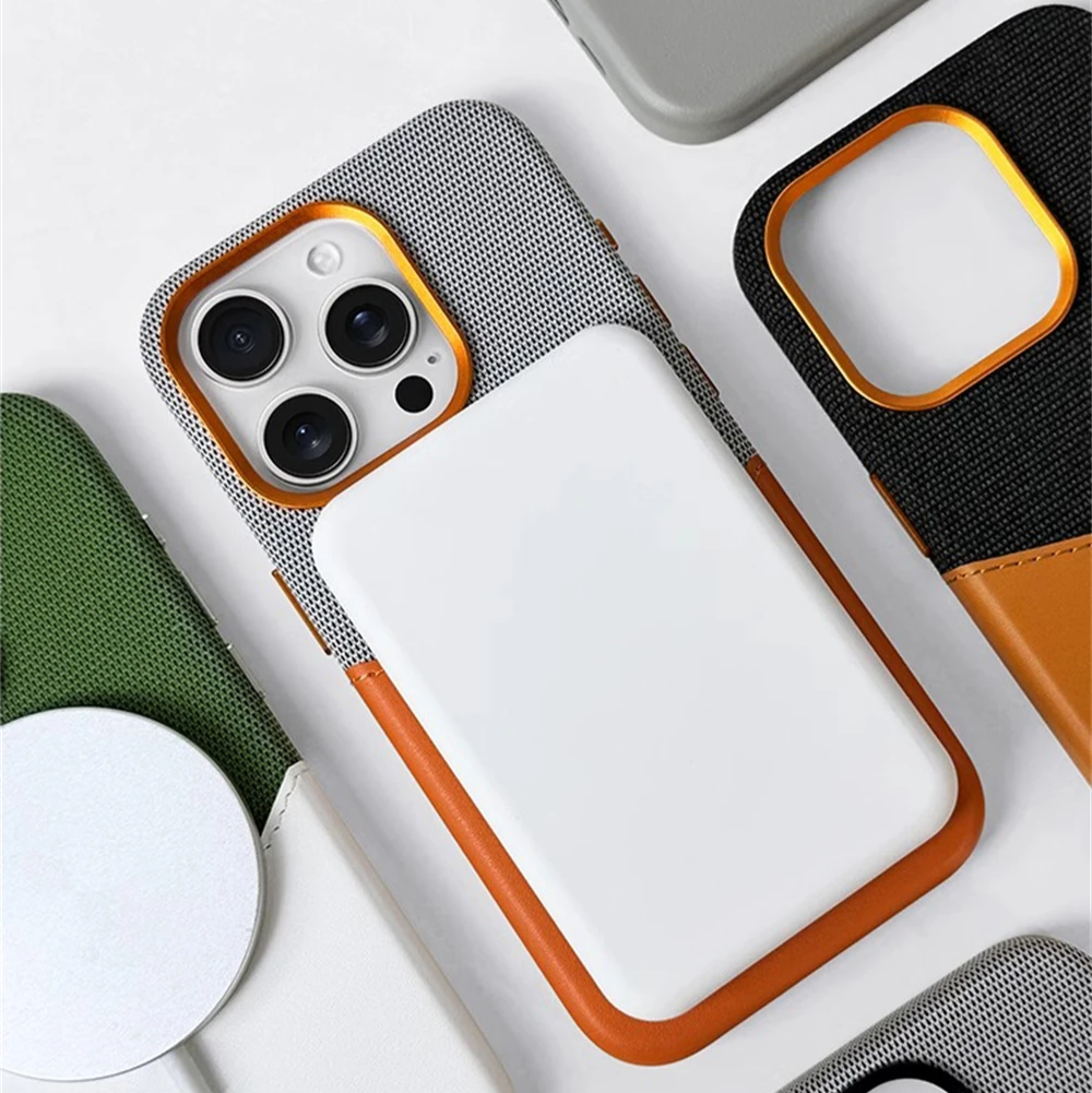 iPhone Hoesje met Kaarthouder | MagSafe Compatibel | Luxe Bescherming