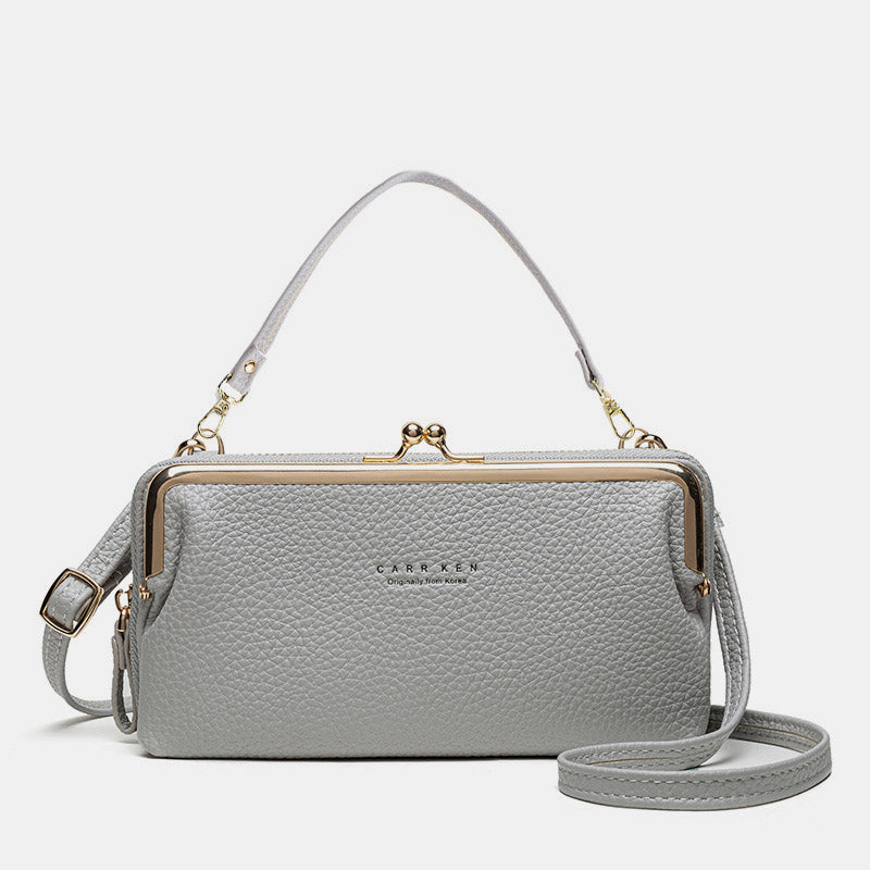 Trendy Crossbody Mobiele Tas – Ruim, Stijlvol en Veilig Sluitmechanisme