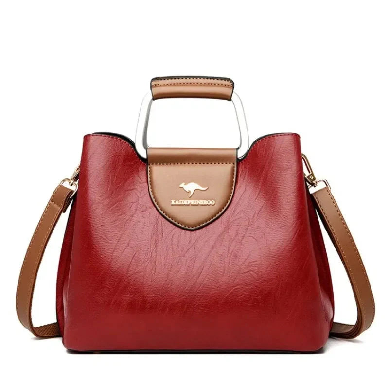 Elegante Statement Handtas met Luxe Handgreep