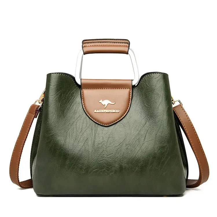 Elegante Statement Handtas met Luxe Handgreep