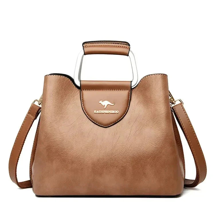 Elegante Statement Handtas met Luxe Handgreep