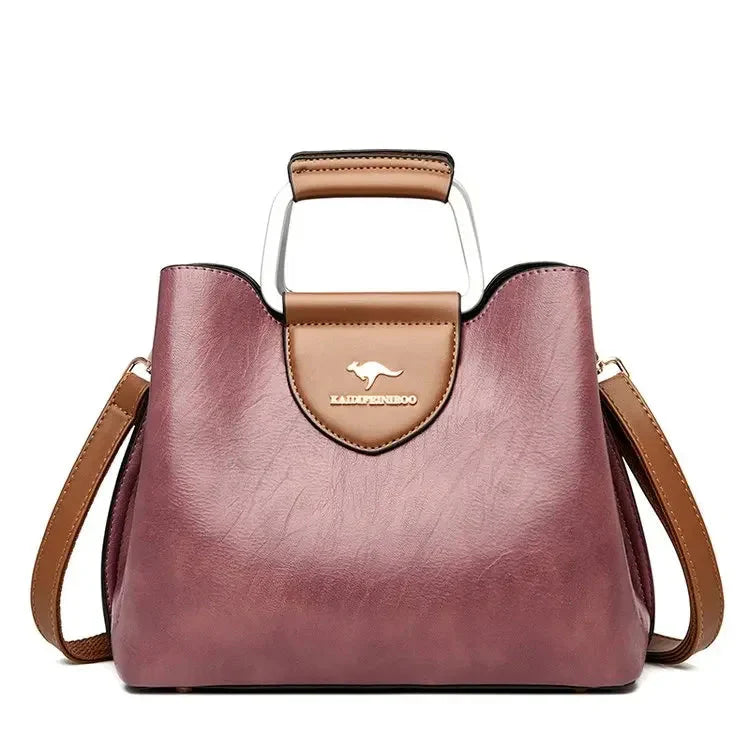 Elegante Statement Handtas met Luxe Handgreep