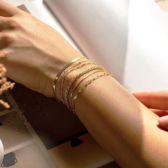 Armbanden Set | 6 Delig | Goud | Dames | Trendy