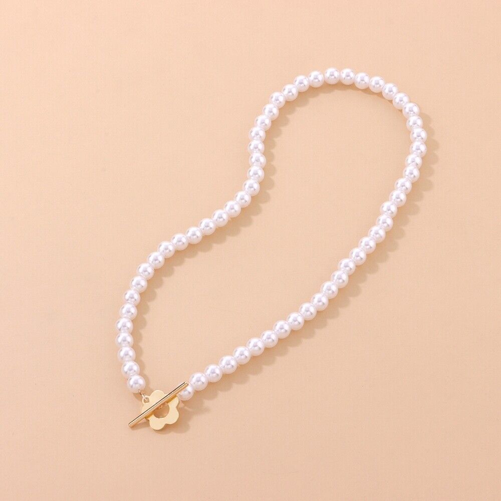 Ketting | Choker | Bloem Sluiting | Elegant | Dames
