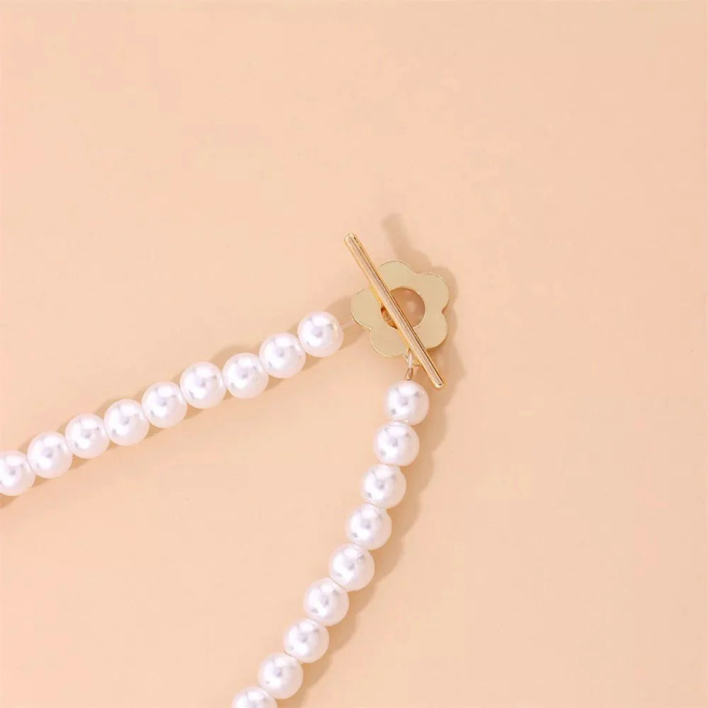 Ketting | Choker | Bloem Sluiting | Elegant | Dames