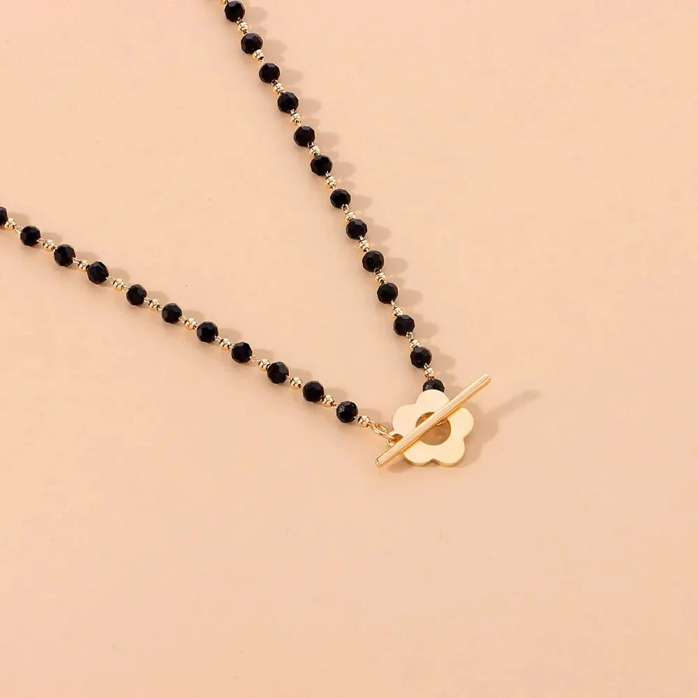 Ketting | Choker | Bloem Sluiting | Elegant | Dames