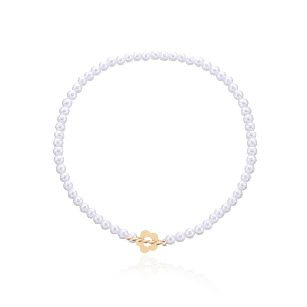 Ketting | Choker | Bloem Sluiting | Elegant | Dames