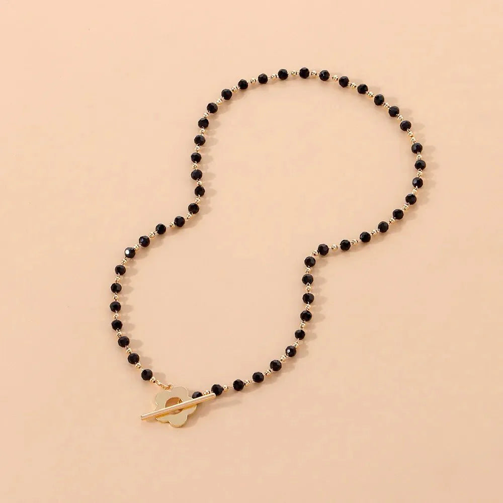 Ketting | Choker | Bloem Sluiting | Elegant | Dames