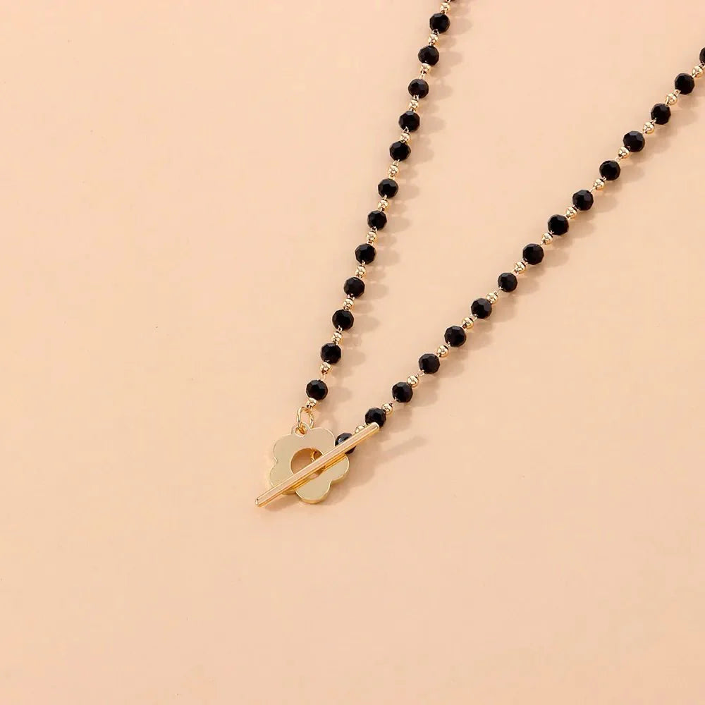 Ketting | Choker | Bloem Sluiting | Elegant | Dames