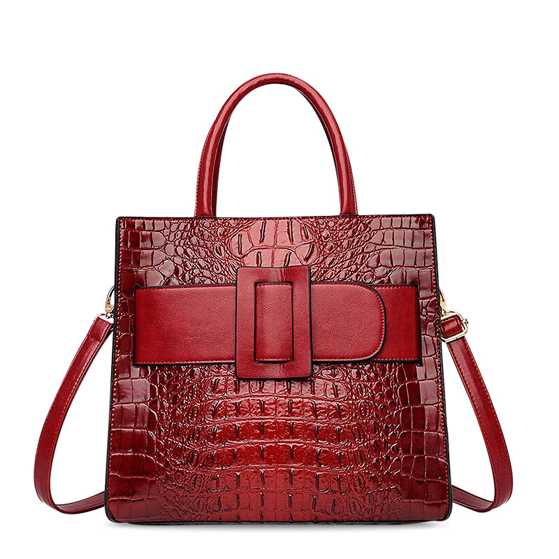 Designer Handtas in Croco Stijl – Chique en Praktisch voor Vrouwen