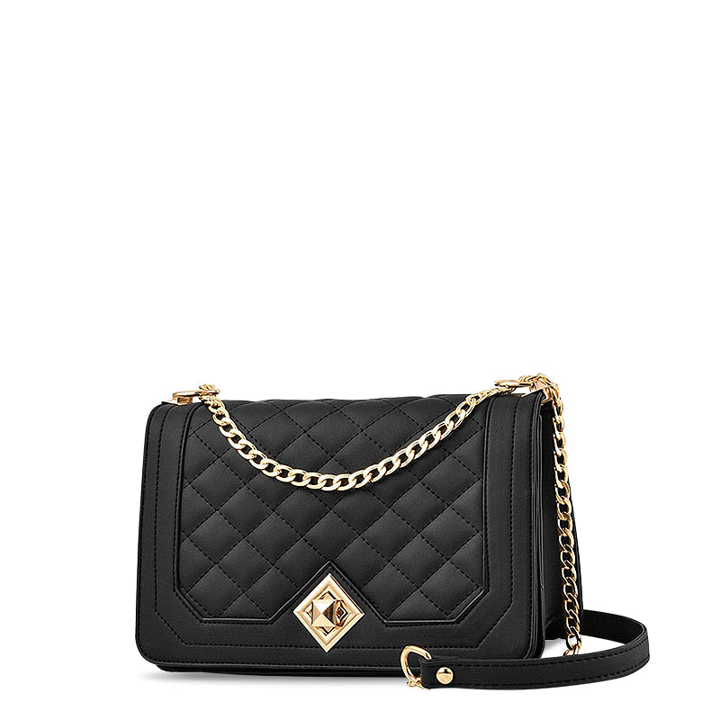 Trendy Crossbody Schoudertas met Diamantpatroon – Stijlvol & Compact