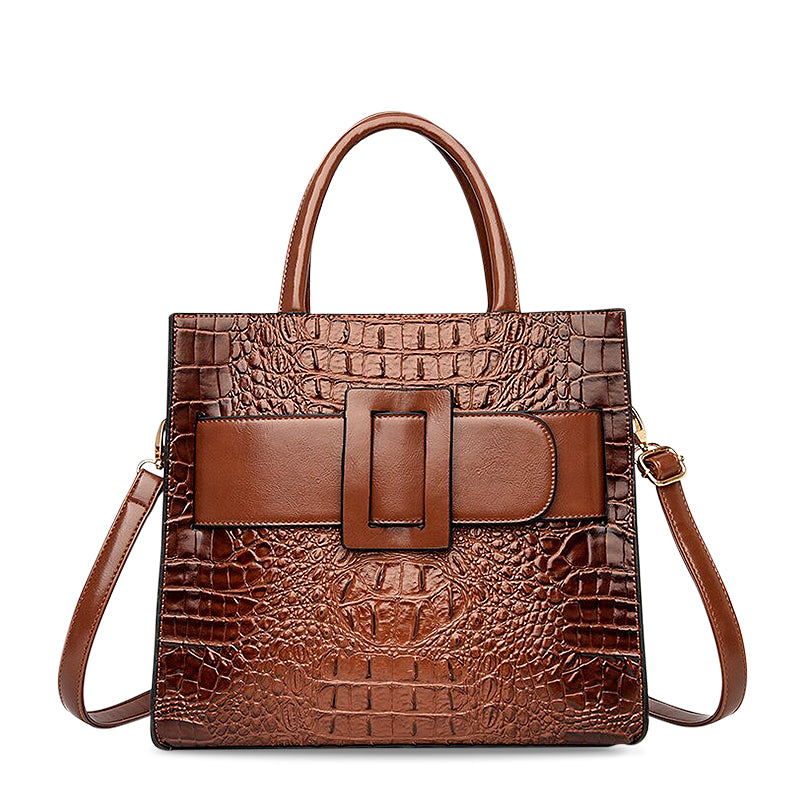 Designer Handtas in Croco Stijl – Chique en Praktisch voor Vrouwen