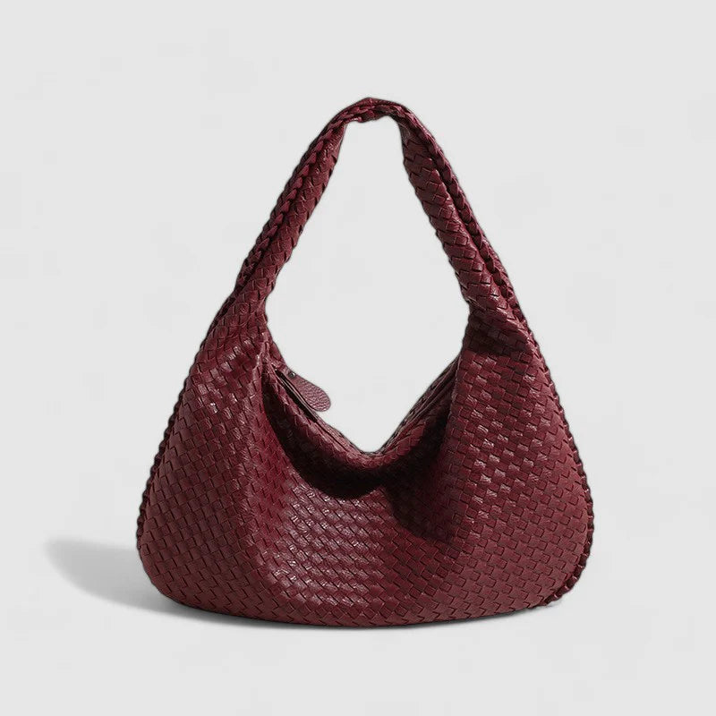 Dames Handtas Gevlochten Kunstleer