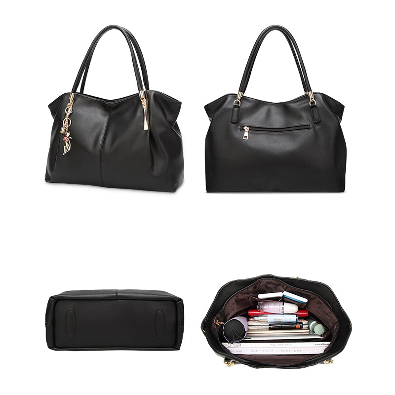 Luxe Dames Handtas – Ruime Vegan Leren Shopper