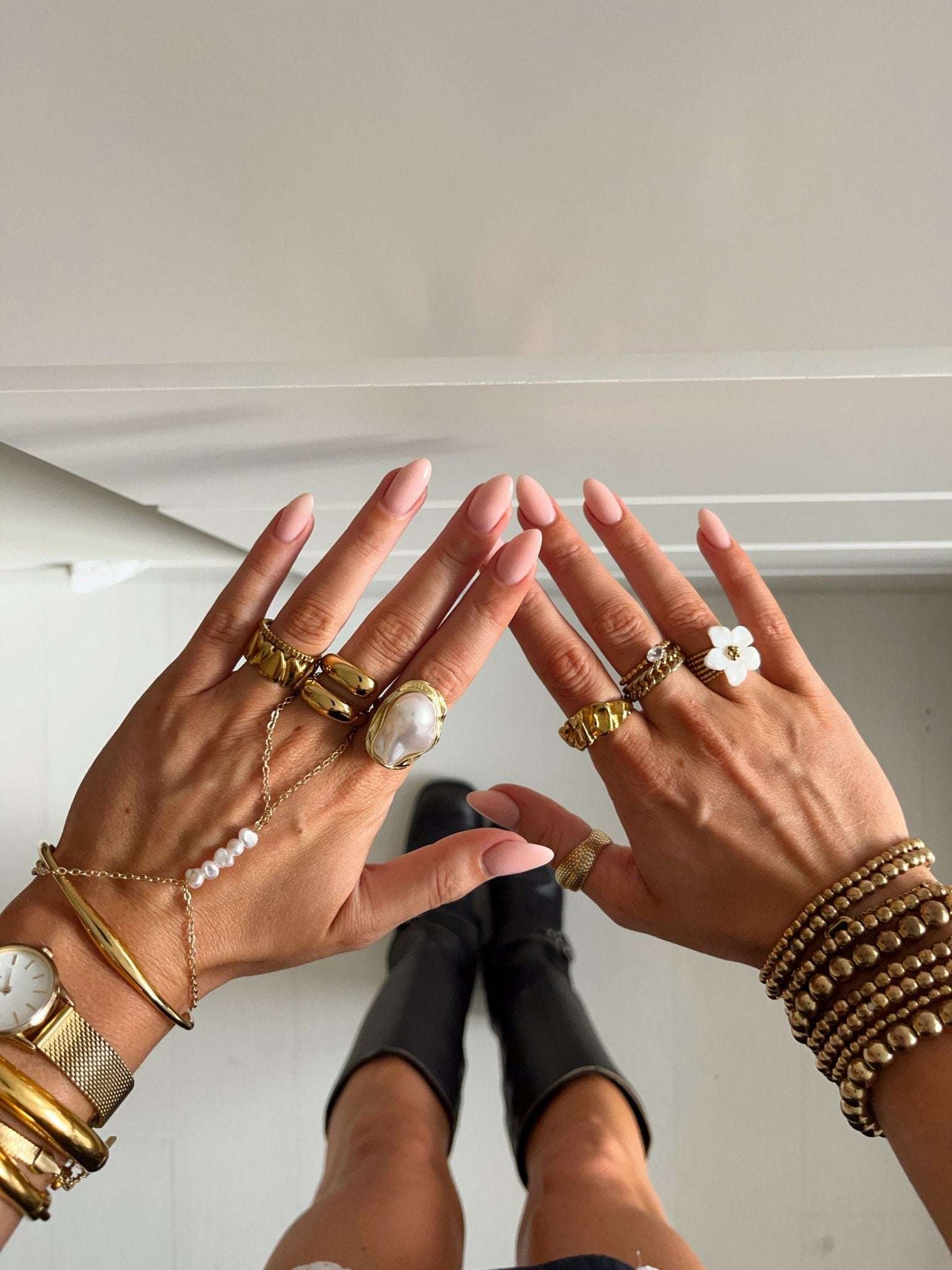 Trendy Parel Ring | Verstelbare Dames Ring