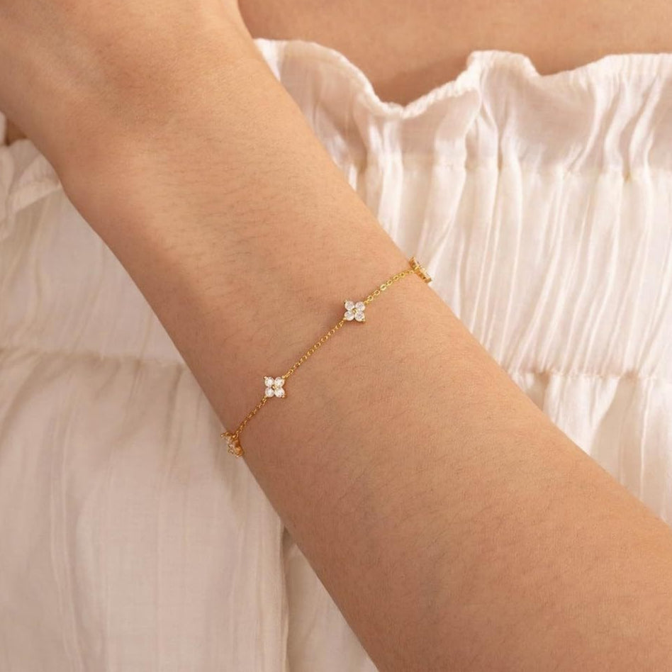 Luxe Armband Dames – Sterling Zilver of Goud met 18K Plating