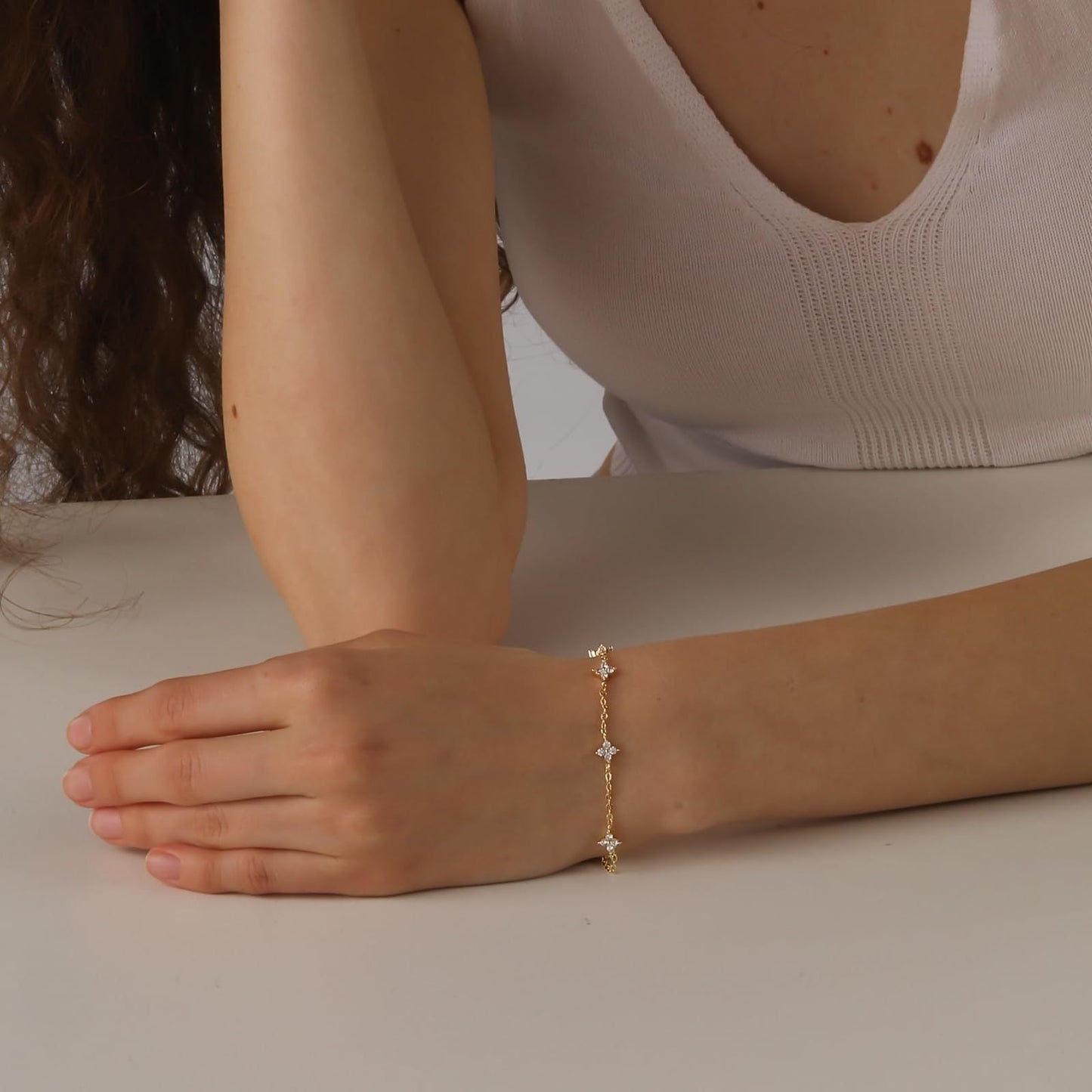 Luxe Armband Dames – Sterling Zilver of Goud met 18K Plating