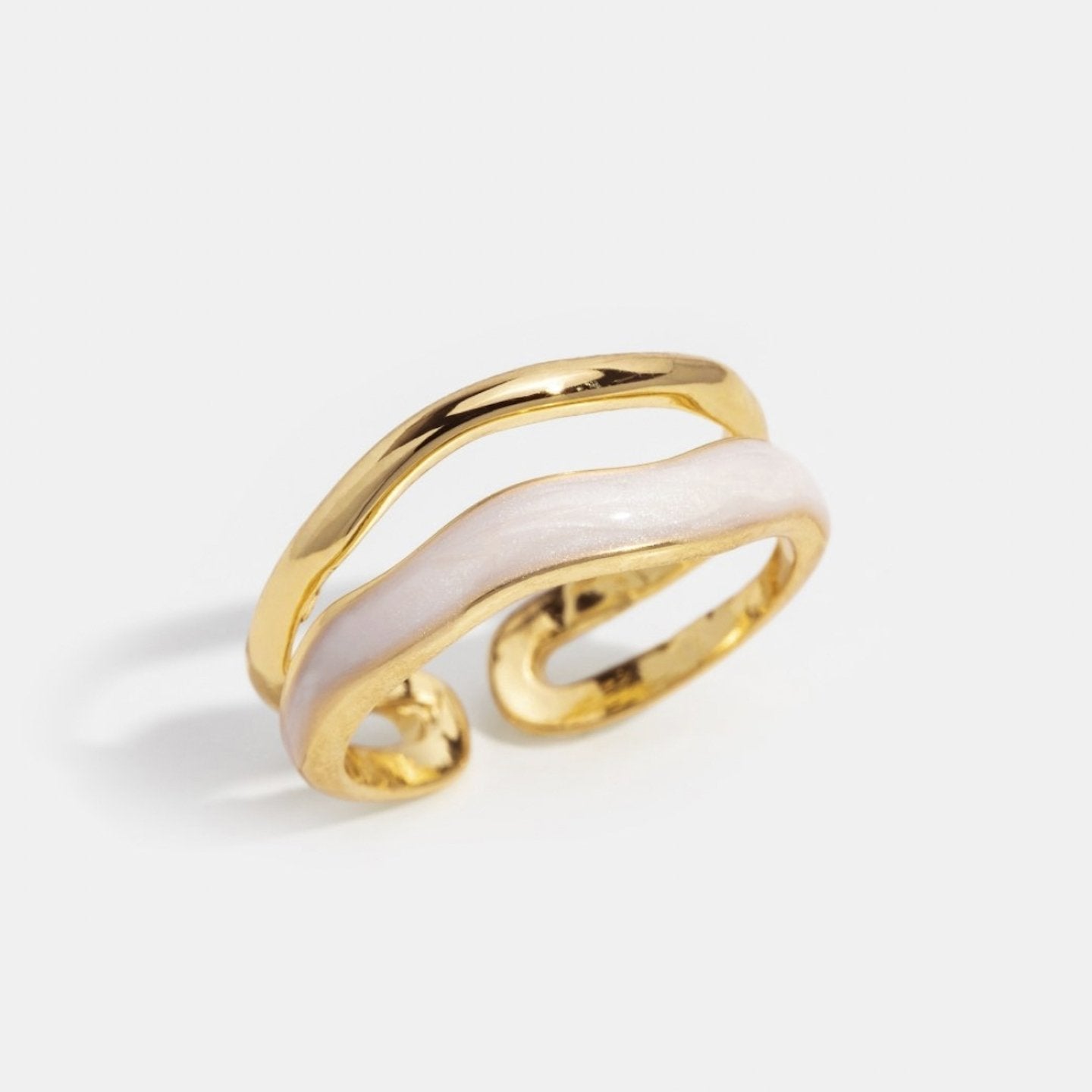 Verstelbare Goudkleurige Ring Dames – Waterproof & Aanslagvrij