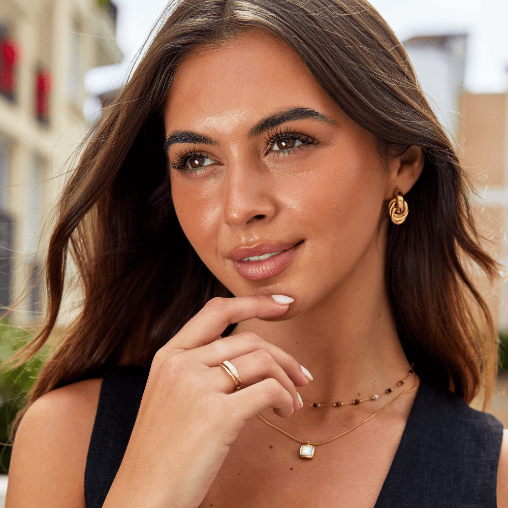 Verstelbare Goudkleurige Ring Dames – Waterproof & Aanslagvrij