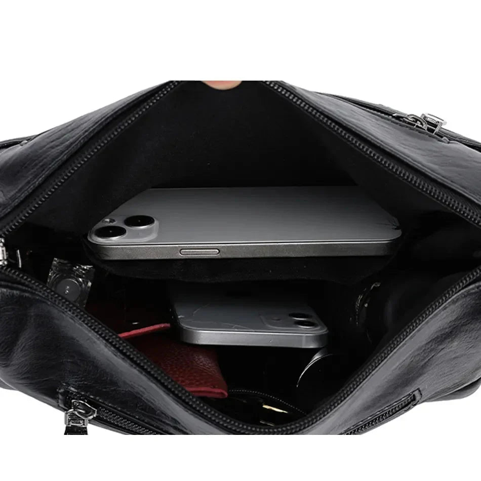 Moderne Crossbody Tas met Veel Vakken