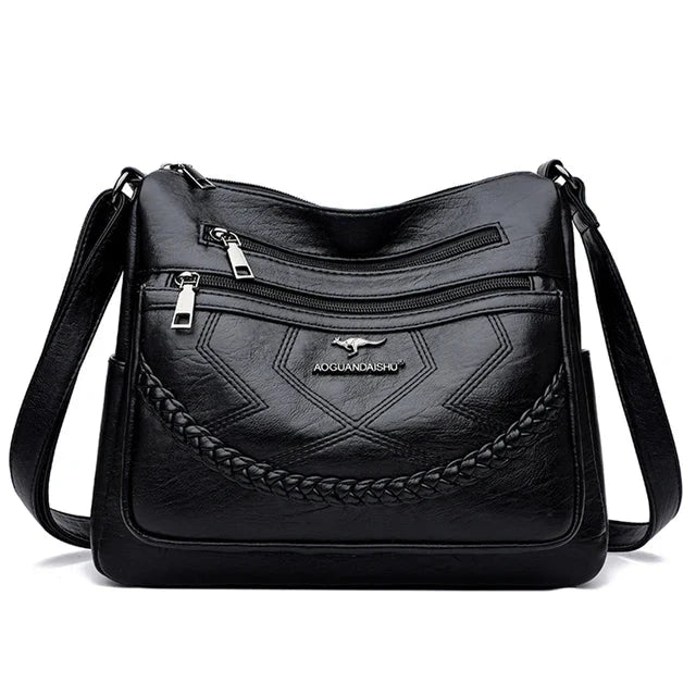 Moderne Crossbody Tas met Veel Vakken